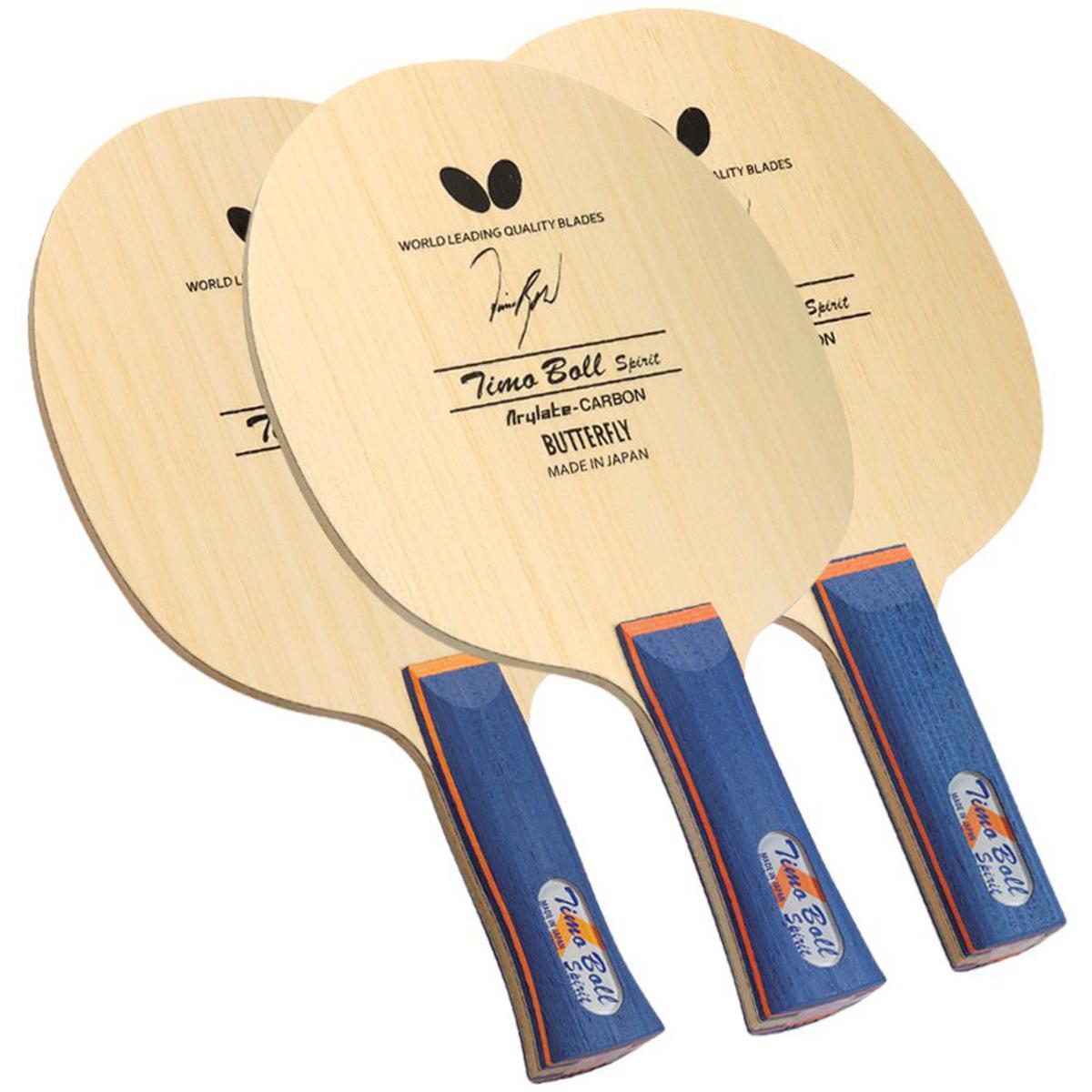 BUTTERFLY - ティモボルスピリットFL Timo Boll Spirit | Butterfly Shakehand Table Tennis Blade